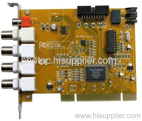 DVR Card 1 -- 4 CH Video Input