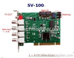 DVR Card 1 -- 4 CH Video Input