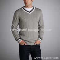 V NECK SWEATER