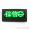 led name badge/USB/green