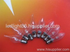 C6 E10 LED frosted /clear lamp