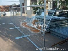 galvanized temporary fence