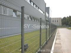 PVC coated mesh fence