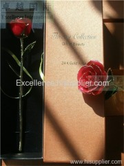 24k gold rose/Valentine's Day Gift /gift box