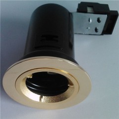 Imitation gold main voltage single circle fire rated downlight