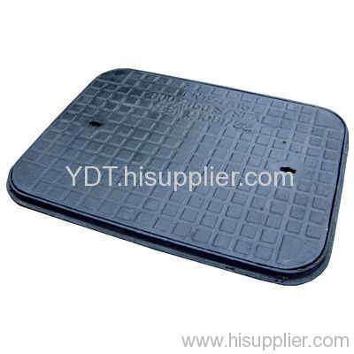 en124 rectangle iron manhole cover