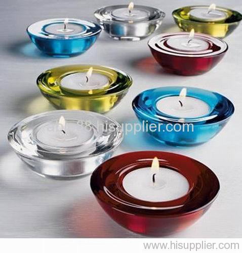 glass candle holder