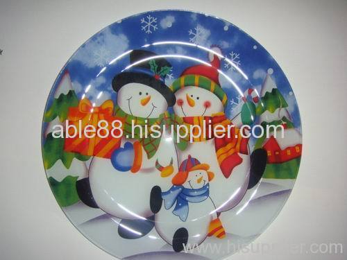 round glass plate