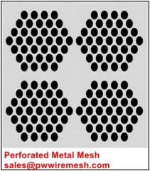 aluminum perforated wire mesh