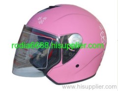 ECE Open Face Fiberglass Motorcycle Helmet