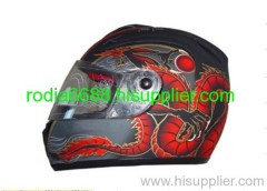 ECE Open Face Fiberglass Motorcycle Helmet