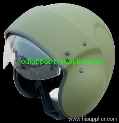 ECE Open Face Pilot Style Fiberglass Motorcycle Helmet