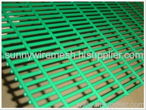 pvc coated welded wire fence panel