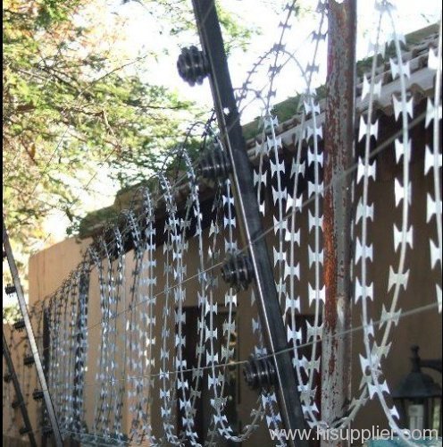 hot dipped galvanized barbed razor wire