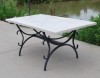 Plastic stone table