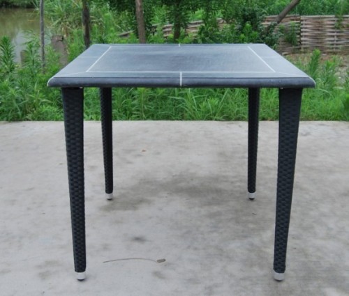 Plastic stone table
