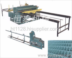 Numerical control welding fence row machine