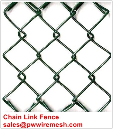 PVC Coated Chain Link Fence