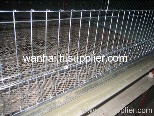 chicken cage made of welded mesh