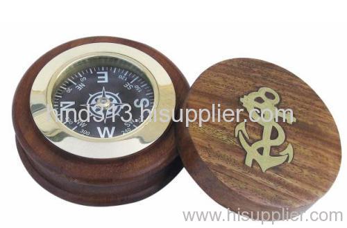SOLD BRASS DIRECTION COMPASS