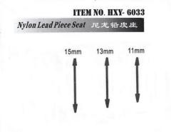 Fishing tackle accessories Nylon Lead piece seat