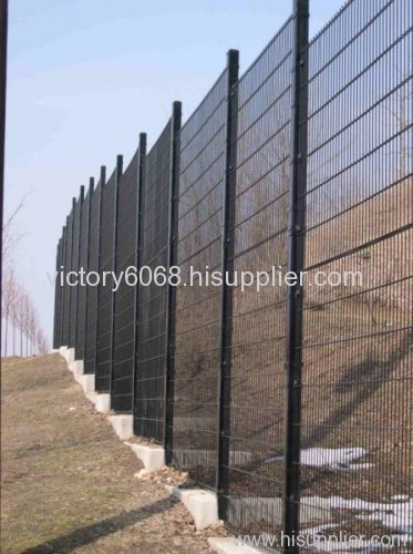 double wire fence