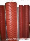 red expended metal mesh