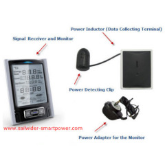 Wireless Electricity Energy Power Saving Monitor with real time display LCD