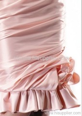 Elegant Taffeta Square neckline knee-length ruffle decoration evening dress SOV618
