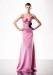 Elegant Satin V-neck Floor-length Column Evening dress SOV619