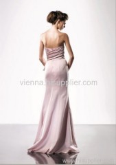 Elegant Satin Sweetheart neckline Floor-length evening dress