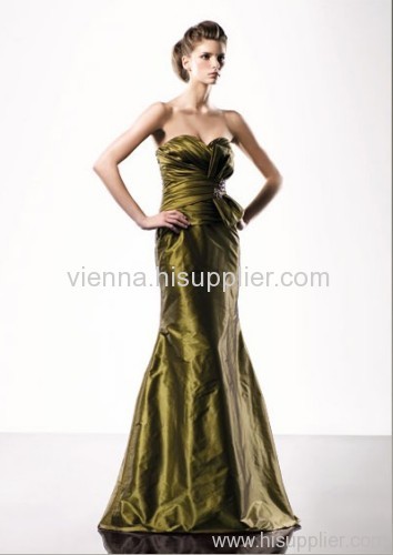 Elegant Sweetheart neckline Taffeta Floor-length evening dress