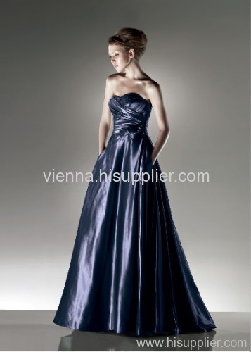 Cheaper Taffeta Sweetheart neckline A-line Floor-length evening dress