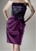 Cheaper Satin Square neckline above knee-length evening dress