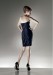 Beautiful Sleeveless Above knee-length taffeta evening dress