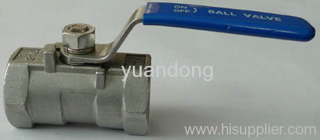 Stainless Steel One Piece Ball Valves