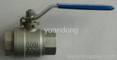 Stainless Steel Two Piece Ball Valves