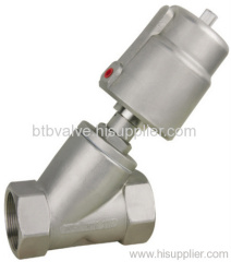 Pneumatic Angle Seat Valve