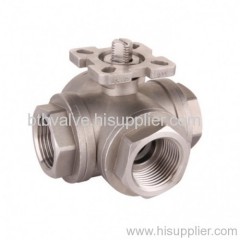 3-way High Platform Ball Valve