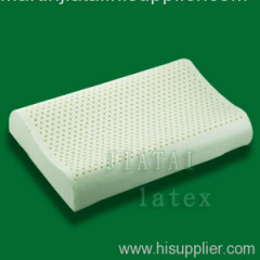 Ergonomic latex pillow