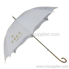 Auto Open Wooden Straight Umbrellas