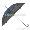 Printed Fabric Straight Umbrellas