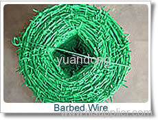 PVC Coated Barbed Iron Wires