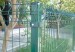 pvc coat curvy welded mesh fence