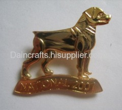 metal horse badge/ brass badge/ lapel pin