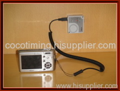 camera security display holder with sensor