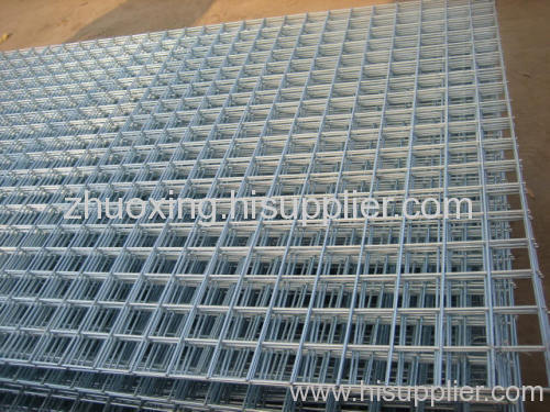 Electro galvanized welded wire mesh panel