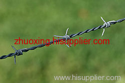 barbed wire fencing