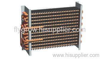 heat pump evaporator and condenser