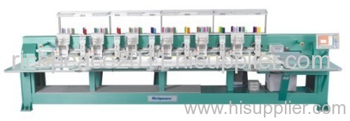 Dynamic mixed coiling computerized embroidery machine